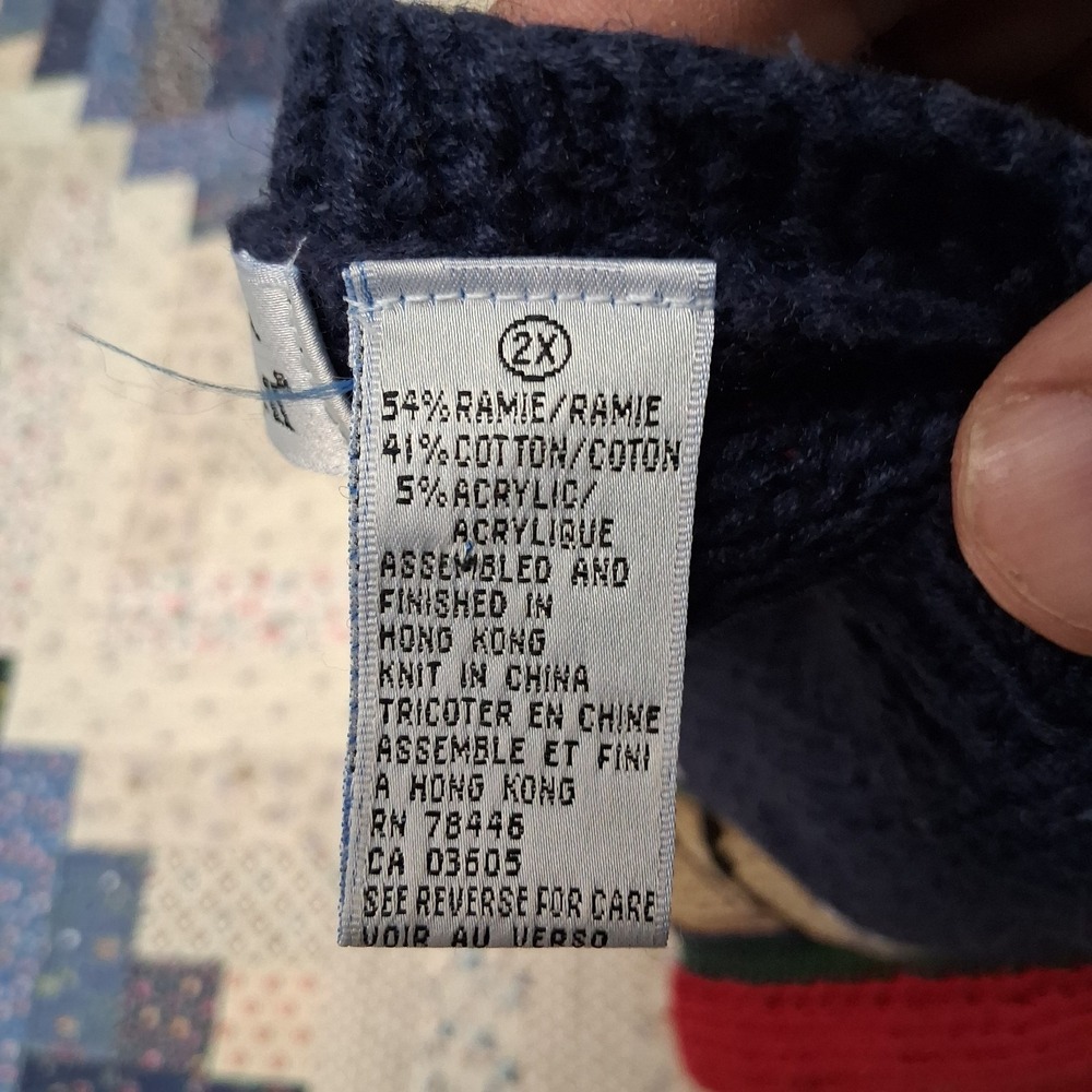 VTG Signatures Northern Isles II School Teacher Cardigan Hand Knitted 2X Teddy - Picture 8 of 12